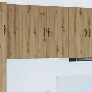 Comparateur de prix : vidaXL Vidaxl Meuble Mural De Cuisine Chêne Artisanal 80 X 31 X 80 Cm