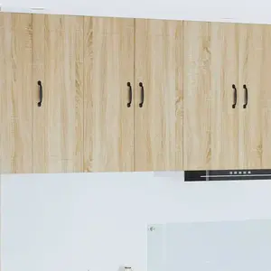 vidaXL Meuble mural de cuisine avec porte Chêne Sonoma 60 x 31 x 80 cm pas cher
