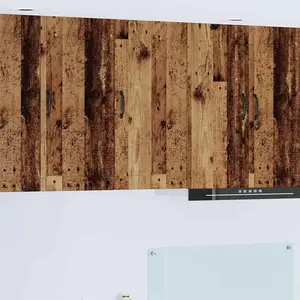 vidaXL Meuble mural de cuisine avec porte Bois Ancien 40 x 31 x 80 cm pas cher