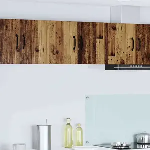 vidaXL Meuble mural de cuisine 2 pcs Bois Ancien 30 x 31 x 40 cm pas cher