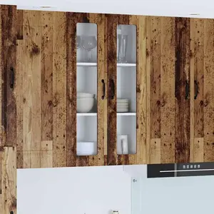 Comparateur de prix : vidaXL Meuble mural de cuisine avec porte Bois ancien 60 x 31 x 100 cm