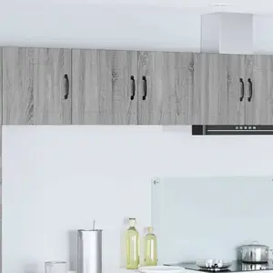 vidaXL Armoire de cuisine avec étagère Gris Sonoma 80 x 31 x 40 cm pas cher