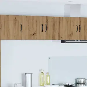 vidaXL Vidaxl Meuble Mural De Cuisine Chêne Artisanal 80 X 31 X 40 Cm pas cher