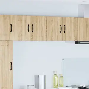 vidaXL Meuble mural de cuisine avec porte Chêne Sonoma 60 x 31 x 40 cm pas cher