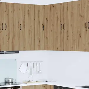 vidaXL Meuble mural de cuisine Chêne artisanal 57 x 57 x 100 cm pas cher