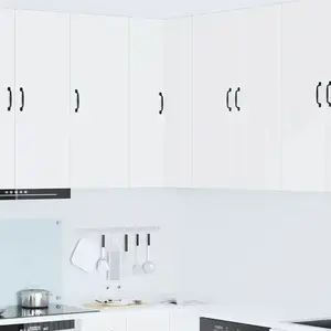 Comparateur de prix : vidaXL Meuble mural de cuisine avec étagère Blanc 57 x 57 x 100 cm