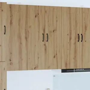 vidaXL Meuble mural de cuisine Chêne artisanal 30 x 31 x 100 cm pas cher