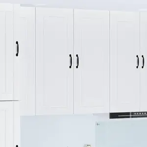 vidaXL Meuble mural de cuisine avec étagère Blanc 40 x 31 x 100 cm pas cher