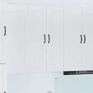 vidaXL Meuble mural de cuisine Blanc brillant 30 x 31 x 100 cm pas cher