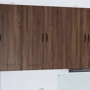Comparateur de prix : vidaXL Vidaxl Meuble Mural De Cuisine Avec Porte Chêne Brun 80 X 31 X 100 Cm