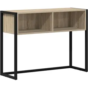 Comparateur de prix : vidaXL Table d'appoint Sonoma 100 x 36 x 75 cm Bois d'ingénierie