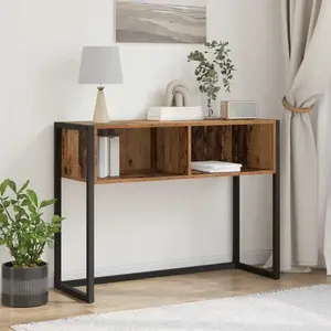 Comparateur de prix : vidaXL Table d'appoint Bois Ancien 100 x 36 x 75 cm Bois d'ingénierie