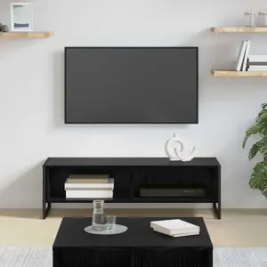 Comparateur de prix : vidaXL Meuble TV Chêne noir 100 x 36,5 x 30,5 cm Bois d'ingénierie