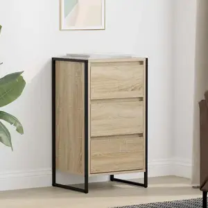 vidaXL Buffet avec tiroir Sonoma 42 x 36 x 75.5 cm Bois d'ingénierie