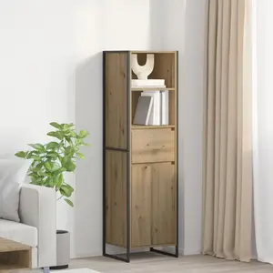 vidaXL Bibliothèque Chêne artisan 43 x 36 x 150.5 cm Bois d'ingénierie
