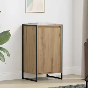 vidaXL vidaXL Buffet Chêne artisan 43 x 36 x 75,5 cm Bois d'ingénierie pas cher