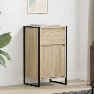 vidaXL Buffet avec tiroir Sonoma 81 x 36 x 150.5 cm Bois d'ingénierie pas cher