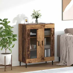 vidaXL Buffet Bois Ancien 69,5 x 34 x 90 cm Bois d'ingénierie pas cher