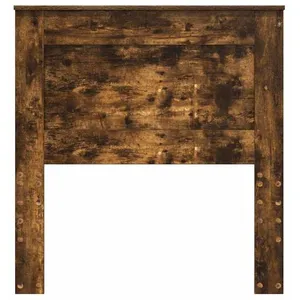 vidaXL Vidaxl Tête De Lit Avec Tête De Lit Chêne Fumé 75 Cm Bois D'ingénierie pas cher