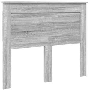 vidaXL Vidaxl Tête De Lit Gris Sonoma 120 Cm Bois D'ingénierie pas cher