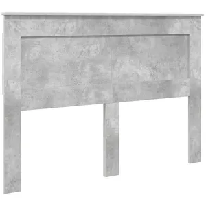 vidaXL Vidaxl Tête De Lit Chêne Fumé 140 Cm Bois D'ingénierie pas cher