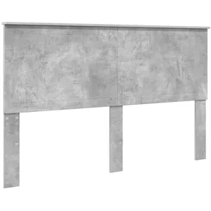 vidaXL Vidaxl Tête De Lit Gris Béton 160 Cm Bois D'ingénierie pas cher