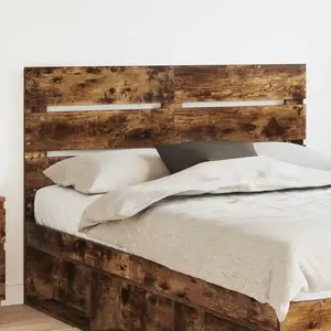 vidaXL vidaXL Tête de lit Chêne fumé 150 cm Bois d'ingénierie pas cher