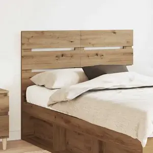 vidaXL vidaXL Tête de lit Chêne artisanal 135 cm Bois d'ingénierie pas cher