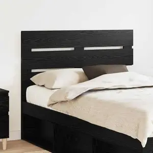 vidaXL vidaXL Tête de lit Chêne noir 135 cm Bois d'ingénierie pas cher