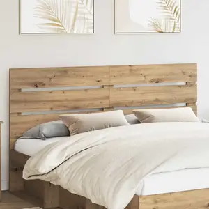 vidaXL vidaXL Tête de lit Chêne artisanal 200 cm Bois d'ingénierie pas cher
