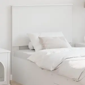 vidaXL Tête de lit Blanc 100 cm Bois d’ingénierie pas cher