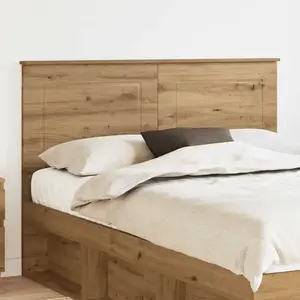 vidaXL Vidaxl Tête De Lit Chêne Artisanal 150 Cm Bois D'ingénierie pas cher