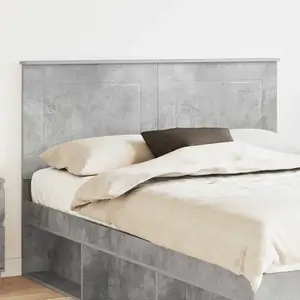 vidaXL Vidaxl Tête De Lit Gris Béton 150 Cm Bois D'ingénierie pas cher
