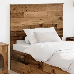vidaXL Vidaxl Tête De Lit Bois Ancien 90 Cm Bois D'ingénierie pas cher