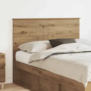 vidaXL Vidaxl Tête De Lit Chêne Artisanal 135 Cm Bois D'ingénierie pas cher