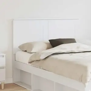 vidaXL Tête de lit Blanc 100 cm Bois d’ingénierie pas cher