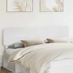 vidaXL Tête de lit Blanc Brillant 180 cm Bois d'ingénierie pas cher
