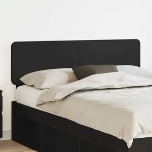 vidaXL Tête de lit Chêne noir 160 cm Bois d'ingénierie pas cher
