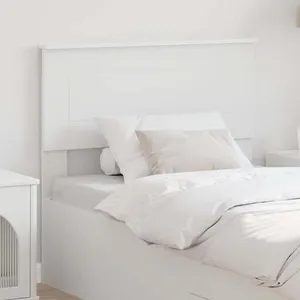 vidaXL Vidaxl Tête De Lit Avec Tête De Lit Blanc 80 Cm Bois D'ingénierie pas cher