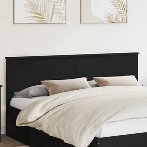 vidaXL Vidaxl Tête De Lit Chêne Noir 180 Cm Bois D'ingénierie pas cher