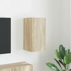 vidaXL Meuble TV mural Sonoma 30 x 31 x 60 cm Bois d'ingénierie pas cher