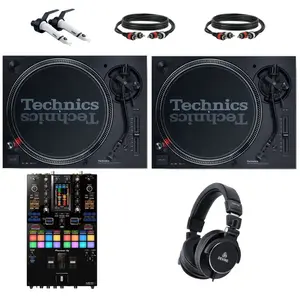 Technics SL-1210MK7 DJ-draaitafel Starterset met Pioneer DJ DJM-S11 mi... pas cher