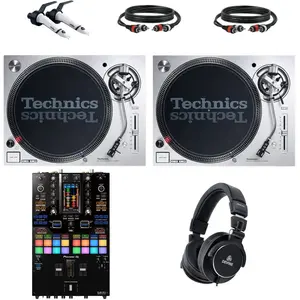 Technics SL-1200MK7 DJ-draaitafel Starterset met Pioneer DJ DJM-S11 mi...
