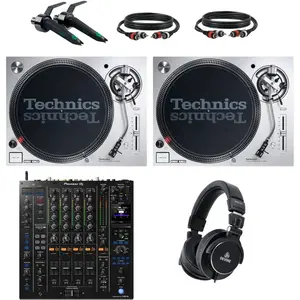 Technics SL-1200MK7 DJ-draaitafel Starterset met Pioneer DJ DJM-A9 mix... pas cher