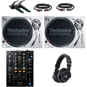 Technics SL-1200MK7 DJ-draaitafel Starterset met Pioneer DJ DJM-450 mi...