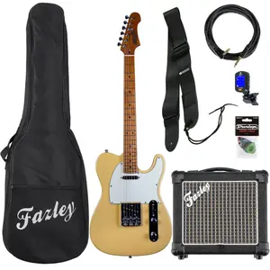 JET Guitars JT-300 Blonde elektrische gitaar starterset pas cher