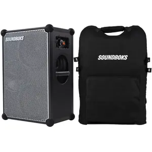 Soundboks Gen. 4 Metallic Grey met The Backpack (2024) rugzak voor Sou... pas cher