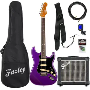 JET Guitars JS-300 Plum R elektrische gitaar starterset pas cher