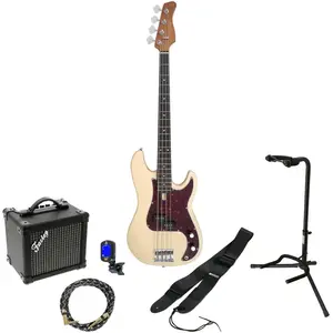 Sire Marcus Miller P5R 4-String Vintage White elektrische basgitaar starterset pas cher