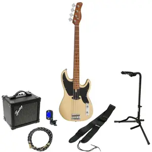 Sire Marcus Miller D5-4 Alder Vintage White elektrische basgitaar starterset pas cher